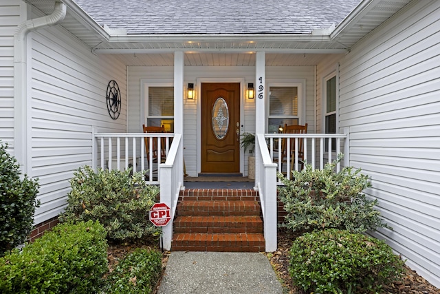 view of entrance to property