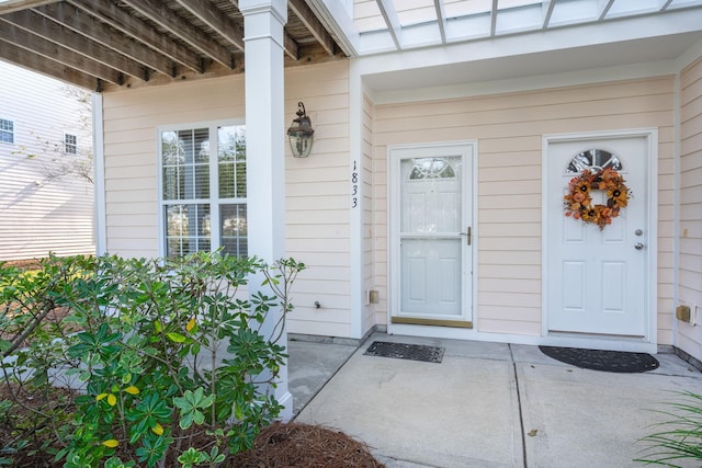 view of property entrance