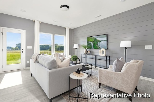 185 Surf Bird Rd Unit 506P, Summerville, SC 29486 - living area featuring light wood-style floors, visible vents, and baseboards