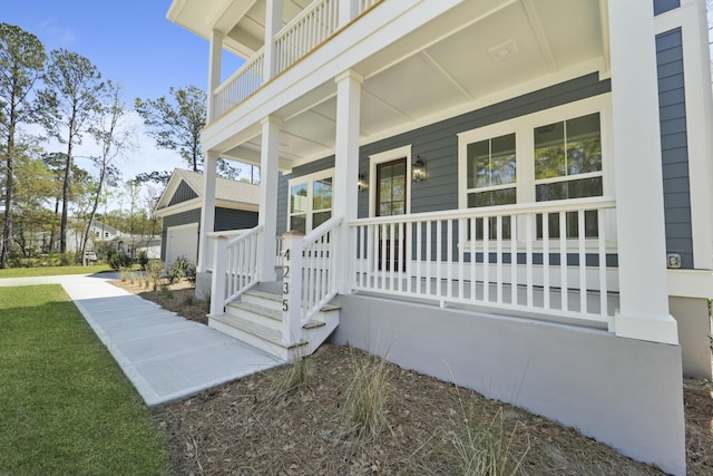 4235 Royal Harbor Rd, Hollywood, SC 29449 - doorway to property with covered porch