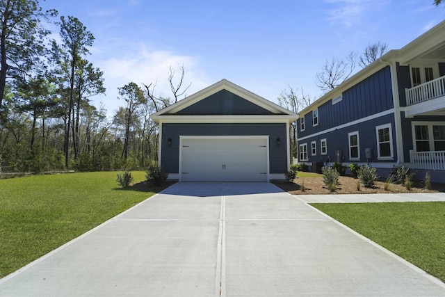 4235 Royal Harbor Rd, Hollywood, SC 29449 - exterior space featuring concrete driveway, an attached garage, and a front lawn