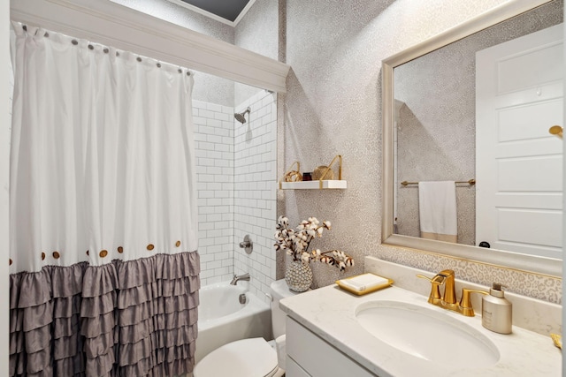 525 Yellow Tower Ter, Charleston, SC 29412 - bathroom with vanity, shower / bath combination with curtain, and a textured wall