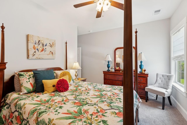 525 Yellow Tower Ter, Charleston, SC 29412 - carpeted bedroom featuring a ceiling fan