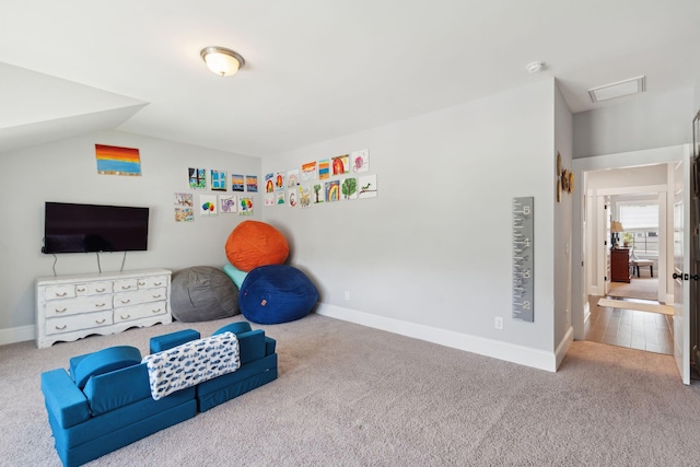 525 Yellow Tower Ter, Charleston, SC 29412 - recreation room with carpet floors and vaulted ceiling