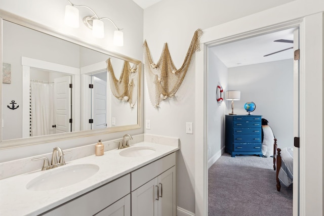 525 Yellow Tower Ter, Charleston, SC 29412 - ensuite bathroom with double vanity and baseboards