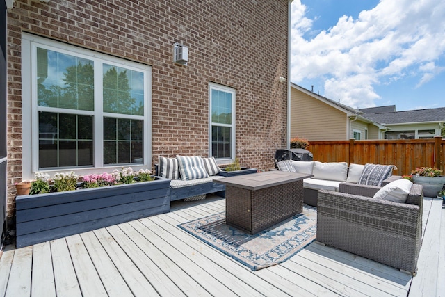 525 Yellow Tower Ter, Charleston, SC 29412 - wooden deck featuring outdoor lounge area