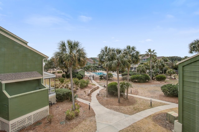 surrounding community featuring a pool