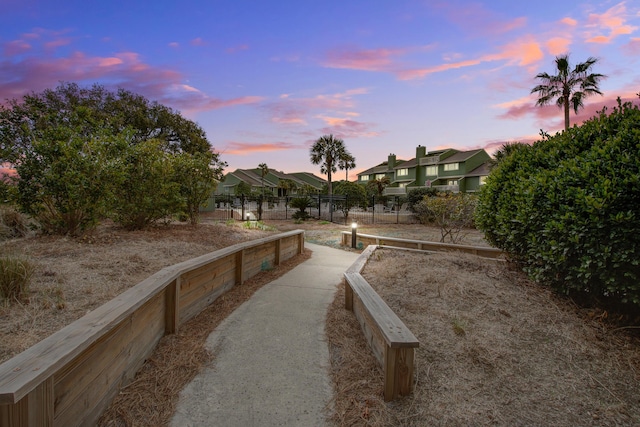 surrounding community with fence