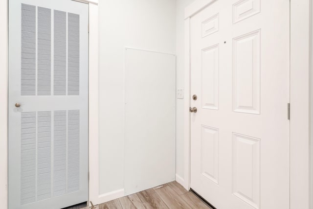 183 Waverly Rd, Walterboro, SC 29488 - doorway with a heating unit and light wood-style flooring