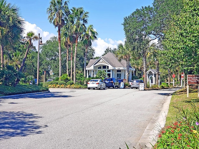 view of road with curbs