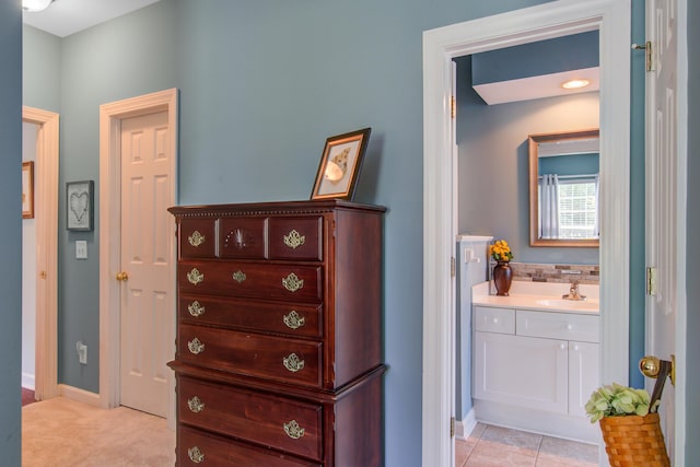 1335 Hopton Cir Unit 1335, Mount Pleasant, SC 29466 - bathroom with vanity and baseboards