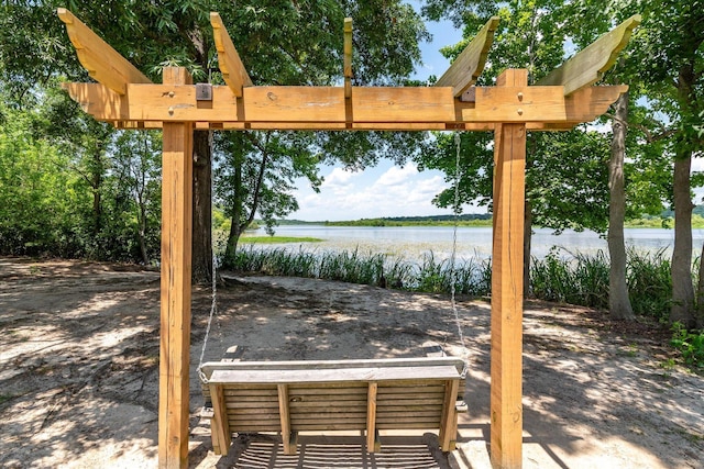 44 S Basilica Ave, Hanahan, SC 29410 - view of patio / terrace featuring a water view