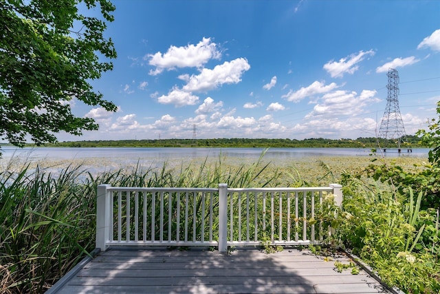 44 S Basilica Ave, Hanahan, SC 29410 - deck featuring a water view