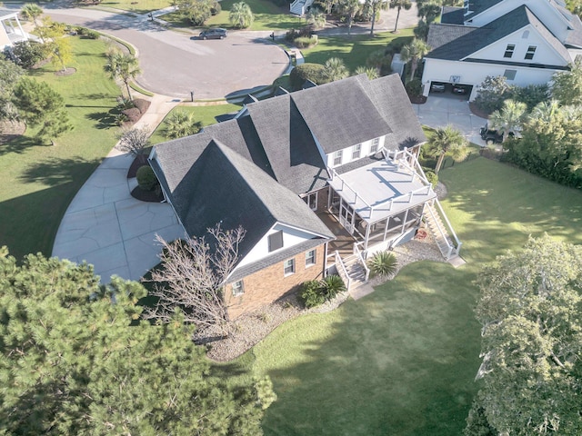 aerial view of property and surrounding area