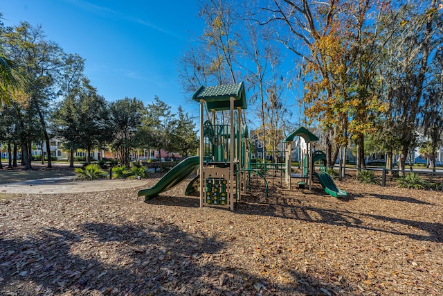 view of jungle gym