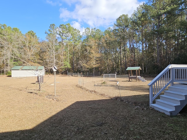 view of yard