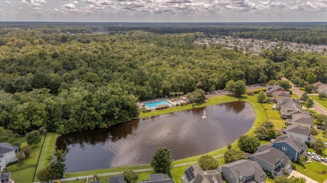 144 Back Tee Cir, Summerville, SC 29485 - bird's eye view featuring a water view, a forest view, and a residential view