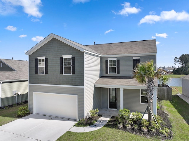 183 Greenwich Dr, Summerville, SC 29486 - traditional-style house featuring a garage, driveway, and covered porch