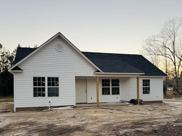 view of front of home