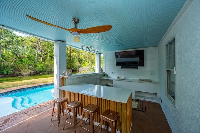 1143 Sea Eagle Watch, Charleston, SC 29412 - swimming pool featuring a ceiling fan