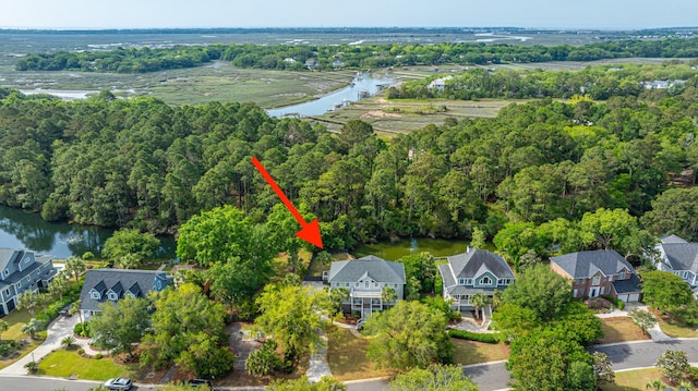 1143 Sea Eagle Watch, Charleston, SC 29412 - aerial view of property and surrounding area with a large body of water