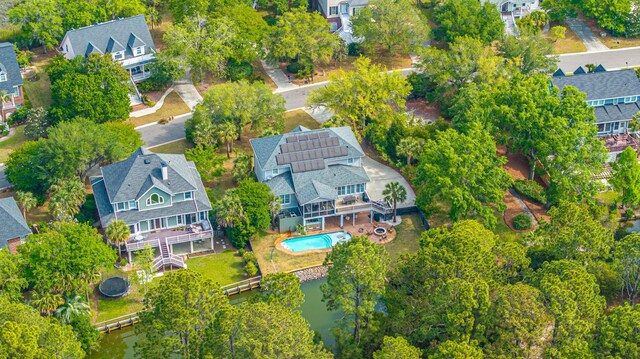 1143 Sea Eagle Watch, Charleston, SC 29412 - aerial perspective of suburban area with a pool