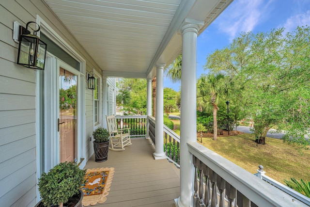 1143 Sea Eagle Watch, Charleston, SC 29412 - view of wooden porch