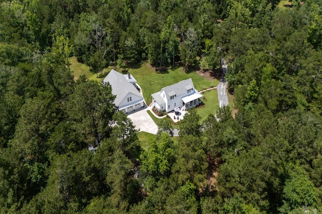 105 Bobcat Ln, Ravenel, SC 29470 - view of property location with a heavily wooded area