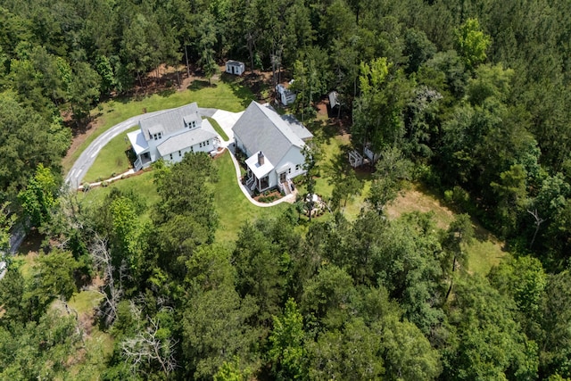 105 Bobcat Ln, Ravenel, SC 29470 - drone / aerial view of a forest