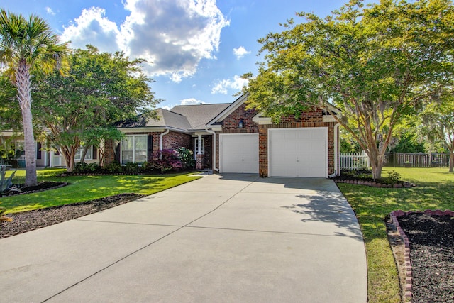 486 Maple Oak Ln, Charleston, SC 29414 - view of front facade featuring brick siding, a garage, and driveway