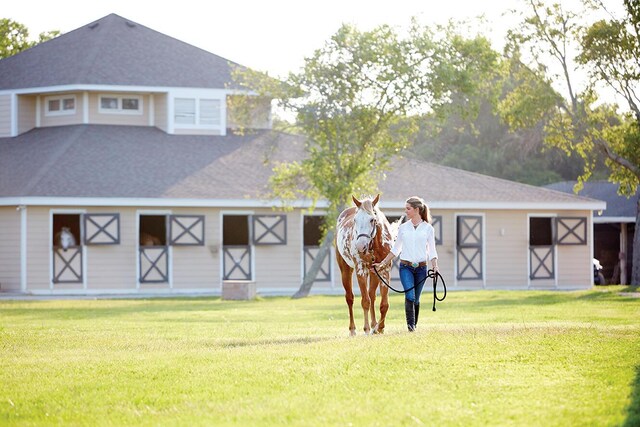 view of stable