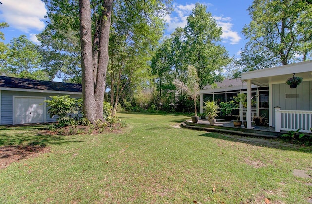 view of yard