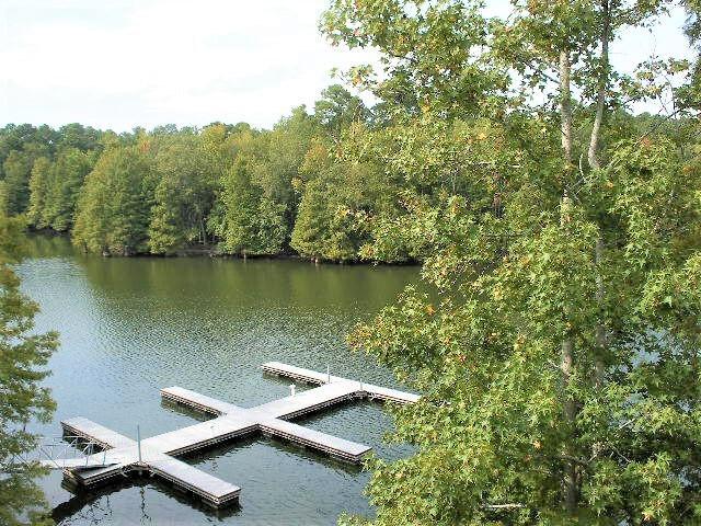 202 Trillium Ct, Santee, SC 29142 - dock with a water view and a view of trees