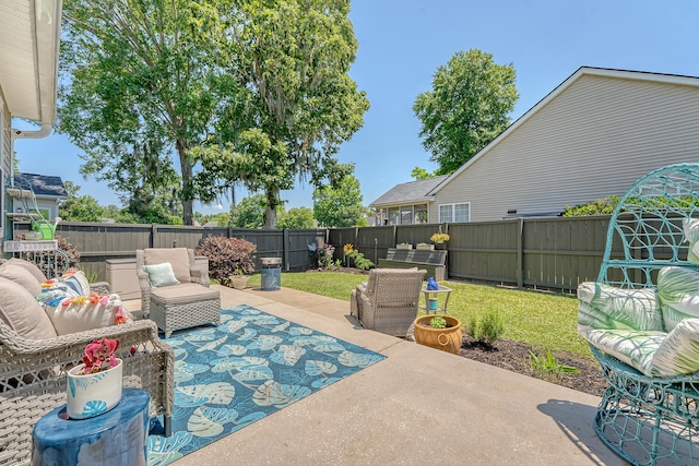 422 Cabrill Dr, Charleston, SC 29414 - view of patio with an outdoor hangout area
