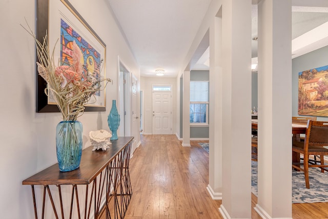 422 Cabrill Dr, Charleston, SC 29414 - entryway featuring light wood finished floors and baseboards