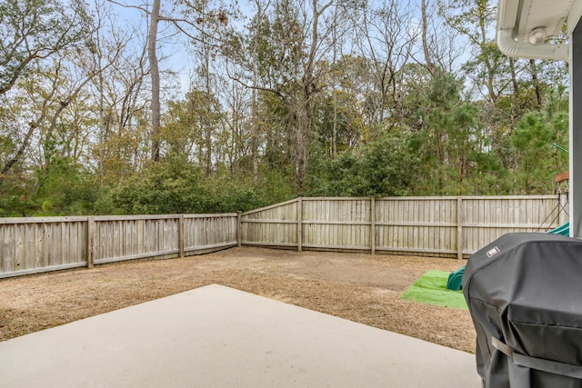 view of patio / terrace featuring area for grilling