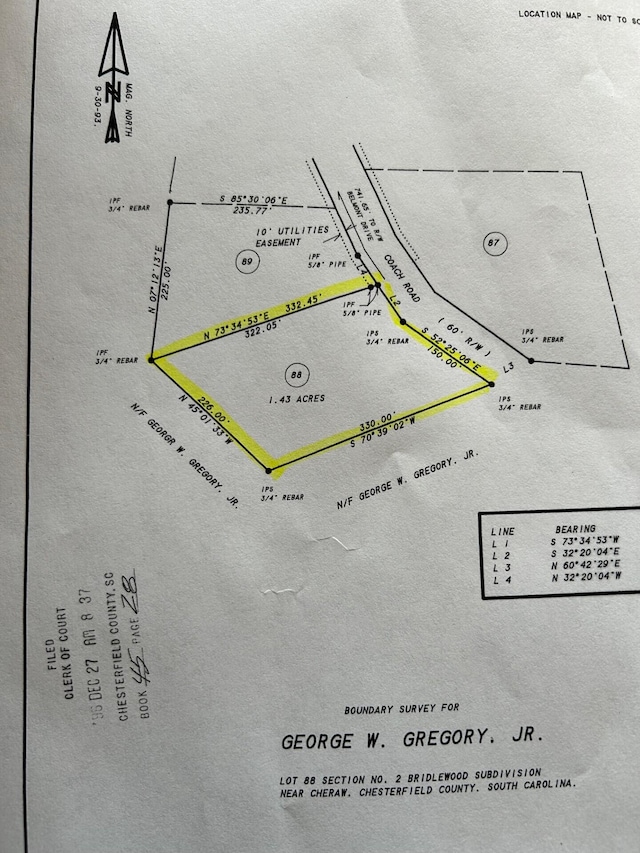 LOT88 Coach Rd, Cheraw, SC 29520