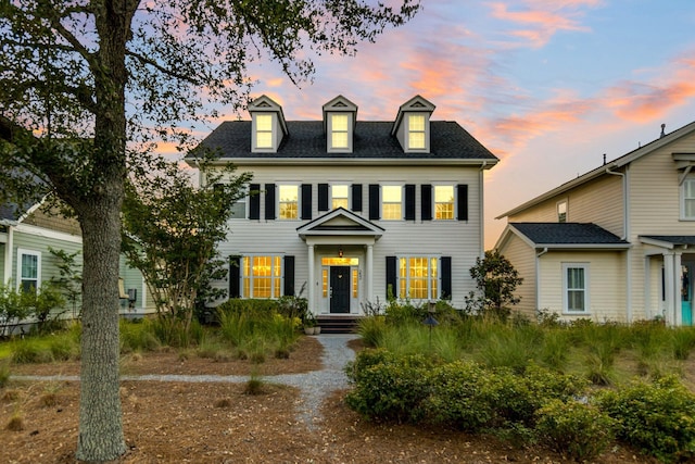 view of colonial-style house