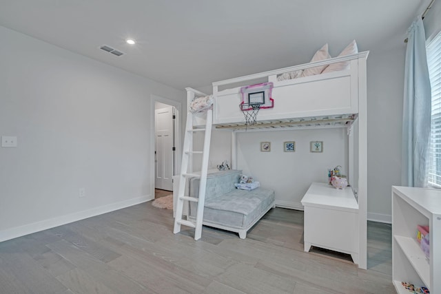 445 Oswego Ct, Greenville, SC 29607 - bedroom featuring light wood-type flooring, baseboards, and recessed lighting