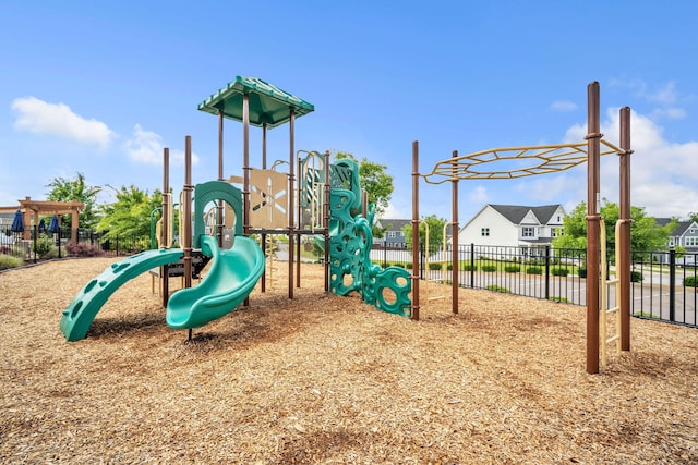445 Oswego Ct, Greenville, SC 29607 - communal playground with fence