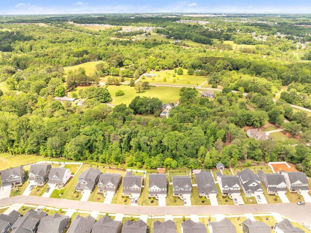445 Oswego Ct, Greenville, SC 29607 - aerial perspective of suburban area with a forest