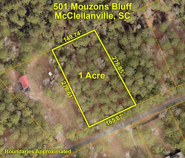 501 Mouzons Blf, Mcclellanville SC, 29458 land for sale