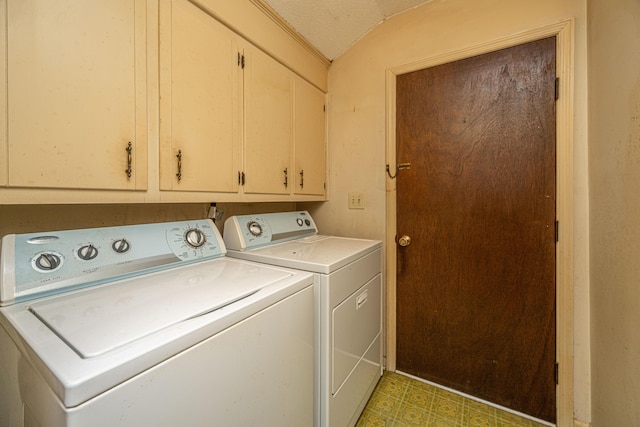 4328 Cheviot Dr, North Charleston, SC 29418 - washroom with washer and clothes dryer, cabinet space, and light floors
