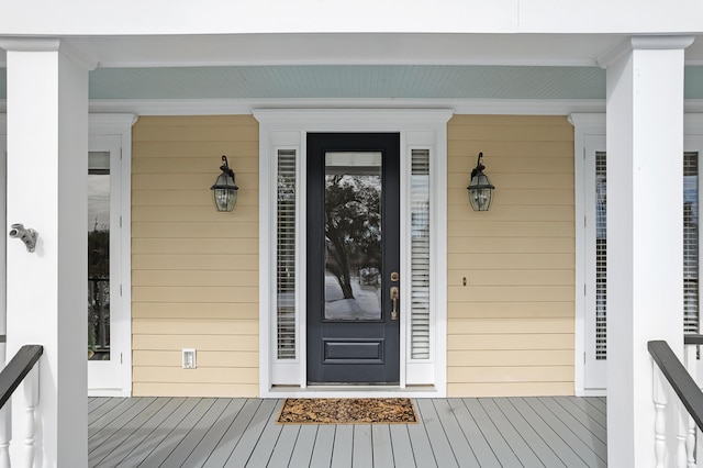 view of entrance to property