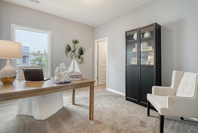 TBD Oleary Cir, Summerville, SC 29483 - home office with baseboards, visible vents, and light colored carpet