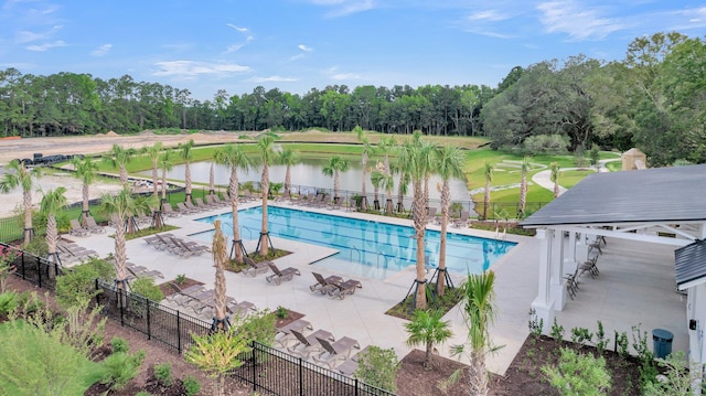 TBD Oleary Cir, Summerville, SC 29483 - community pool featuring fence, a water view, and a patio area