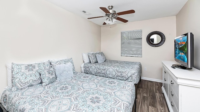 2186 Spoleto Ln, North Charleston, SC 29406 - bedroom featuring wood finished floors and a ceiling fan