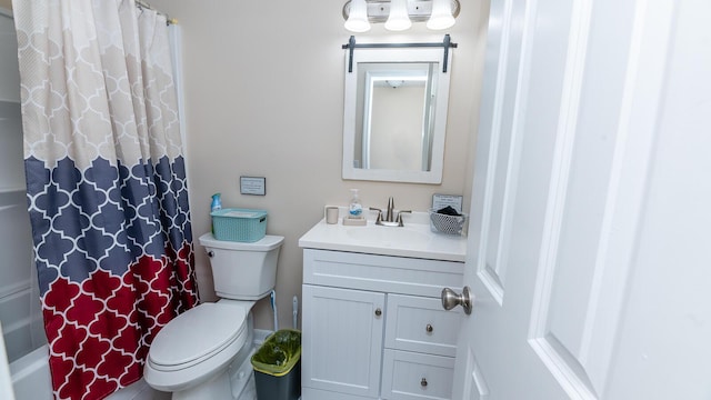 2186 Spoleto Ln, North Charleston, SC 29406 - full bathroom with vanity and shower / bath combo with shower curtain