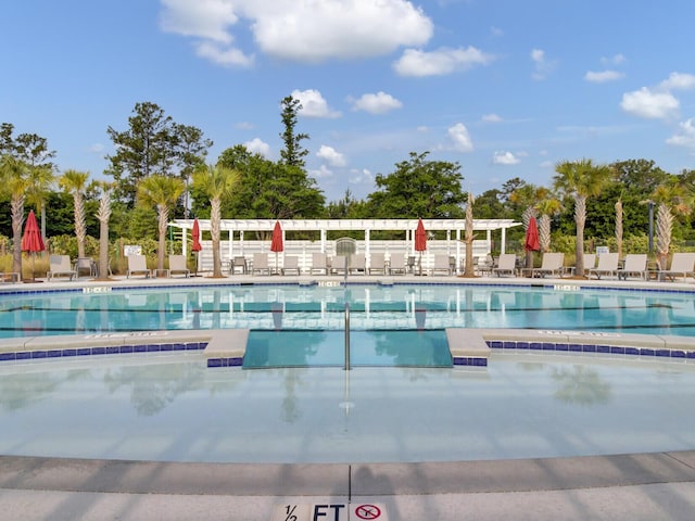 view of swimming pool