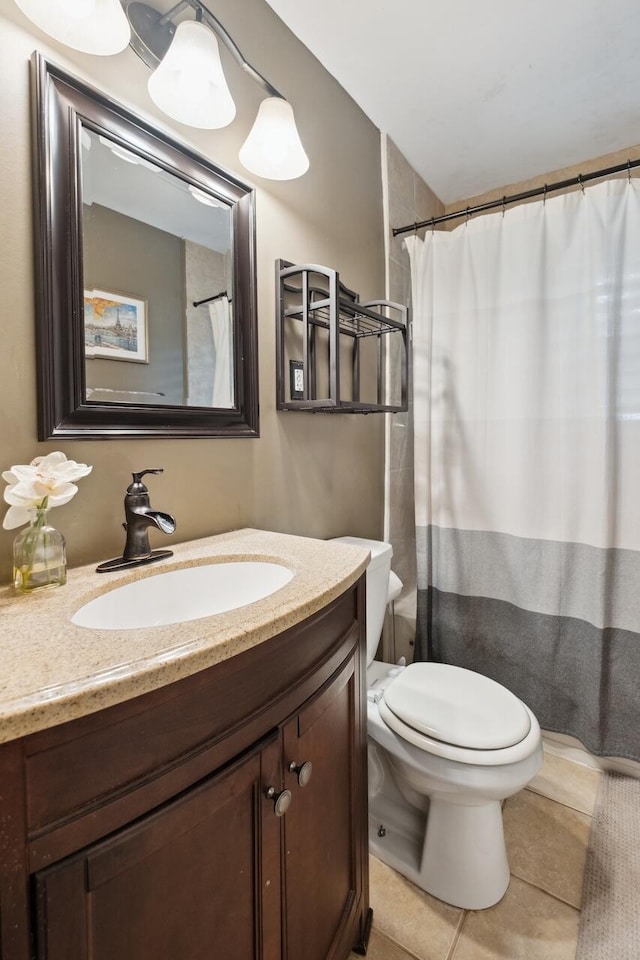 2158 Till Rd, Charleston, SC 29414 - full bath with vanity, tile patterned floors, and curtained shower